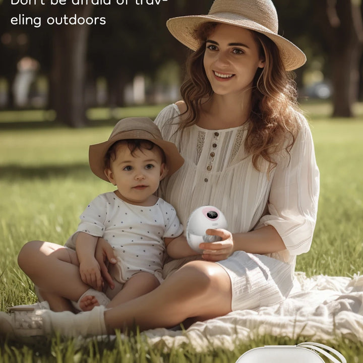 Dr.isla Wearable Electric Breast Pump, 4 Modes, 36 Suction Levels, Hands-Free, 19/24mm Flange.