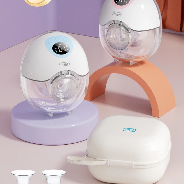 Dr.isla Wearable Electric Breast Pump, 4 Modes, 36 Suction Levels, Hands-Free, 19/24mm Flange.